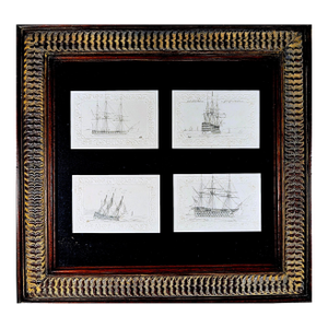Royal Navy Ship Pencil Drawings by George Bryant Campion