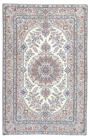 Nain 6LA Rug with Silk, 1990s