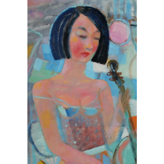 Uldis Krauze, Let the Melody Play, 2022, Oil on Cardboard For Sale - Image 4 of 7