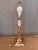 Stiffel Vintage Stiffel Polished Brass Table Lamp With New Linen Shade For Sale - Image 4 of 6