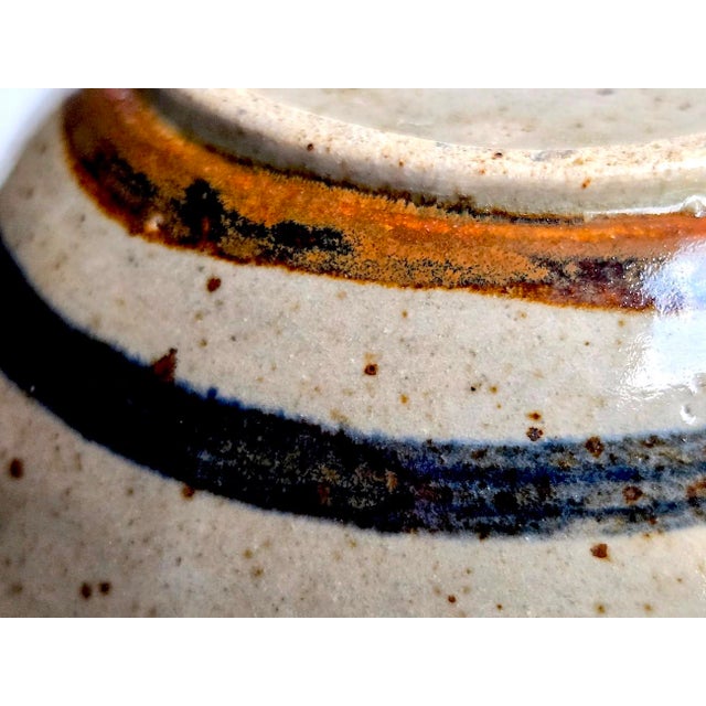 Beige 1970s Vintage Ken Edwards El Palomar Tonalá Mexico Ceramic Jug Vase For Sale - Image 8 of 15