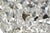 Late 20th Century Restored 9 In. Faceted Crystal Flush Mount Ceiling Light For Sale In New York - Image 6 of 9