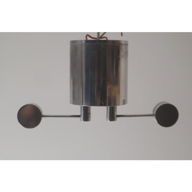 White Counterweight Pendant in Aluminium, 1980s For Sale - Image 8 of 18