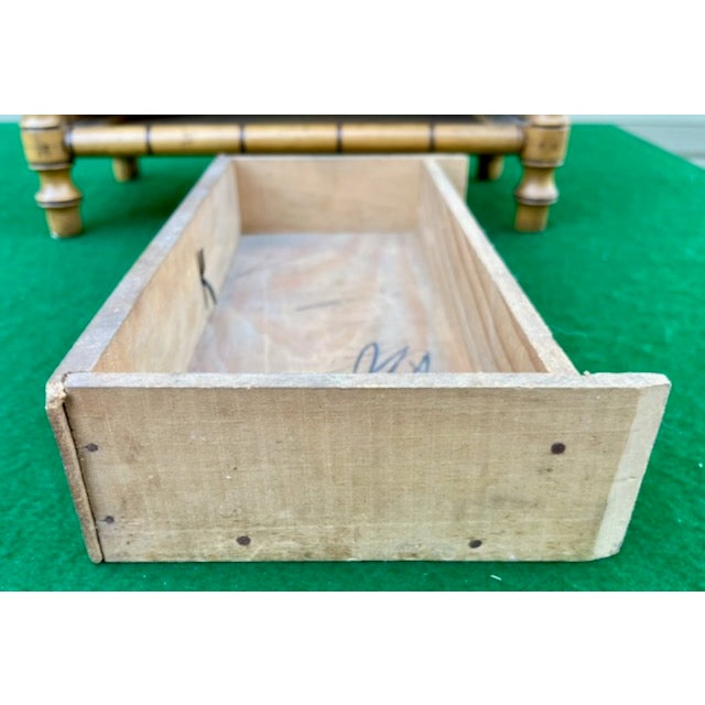 Late 18th Century French Faux Bamboo Spice Cabinet For Sale - Image 15 of 16