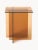 Acrylic Side Table ( Transparent Amber) For Sale - Image 4 of 7