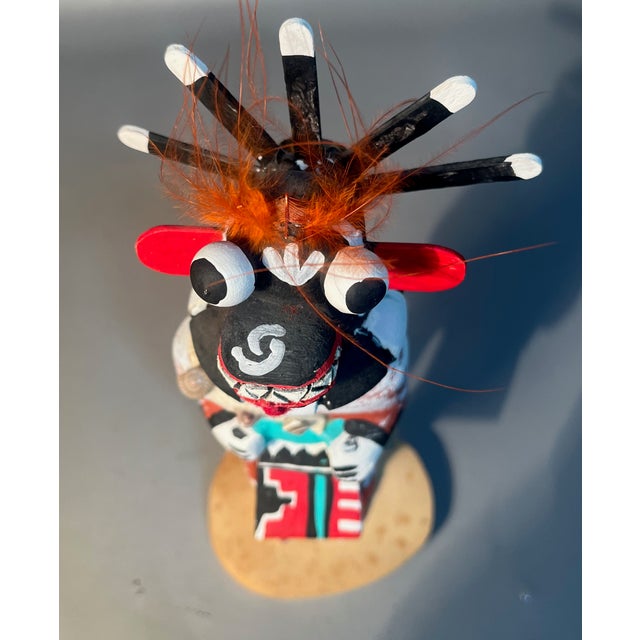 Hopi Kachina Doll Mongkatsina Chief Signed D.Dewakuku Tewa Village For Sale - Image 4 of 6