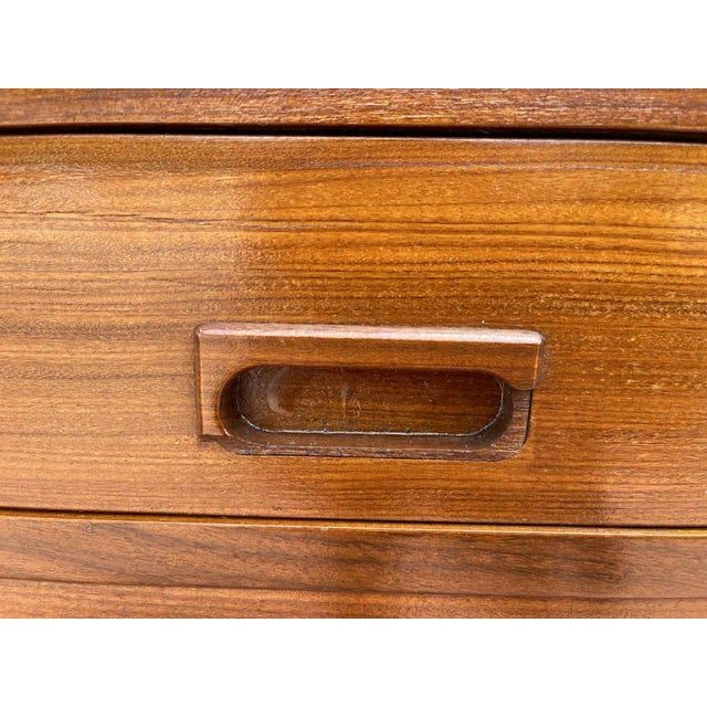 1960s Teak Danish Secretary Desk Bookcase For Sale - Image 10 of 12