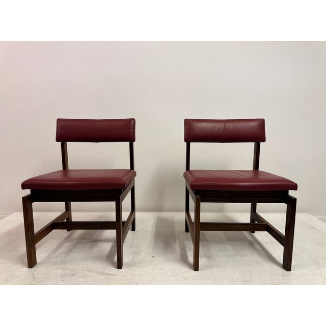 Vintage Danish Leather Dining Chairs, 1960s, Set of 6 For Sale - Image 10 of 18