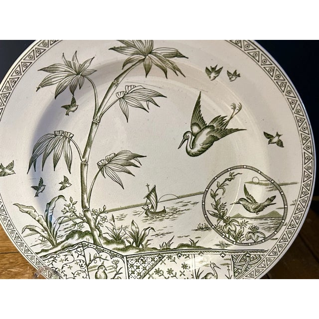 Late 19th Century Antique 1883 Edge Malkin & Co Tonquin Plate For Sale - Image 5 of 11