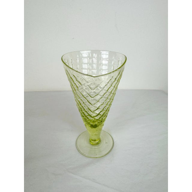 Mid-Century Modern 1960s Bormioli Rocco Vintage Colored Ice Cream Glasses- Set of 3 For Sale - Image 3 of 8