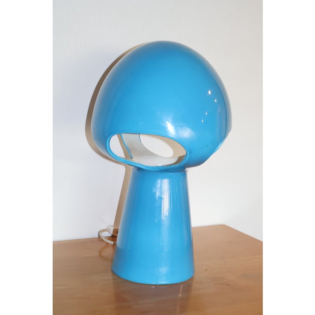 Mid-Century Modern Space Age Ceramic Mushroom Lamp, 1970s For Sale - Image 3 of 16