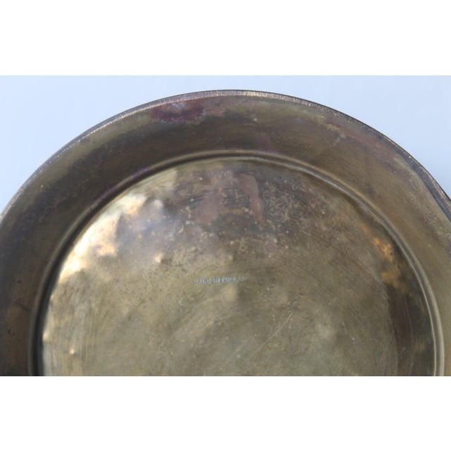 Early 20th Century Arts and Crafts Embossed Brass Stick Umbrella Stand For Sale - Image 14 of 14