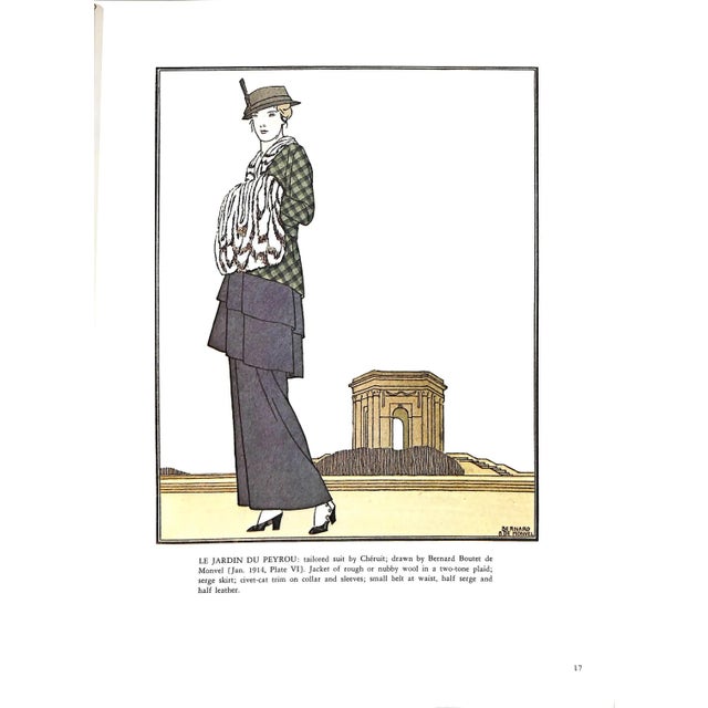 "French Fashion Plates in Full Color From the Gazette Du Bon Ton (1912-1925)" 1979 Lepape, Georges For Sale - Image 10 of 11