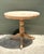 Farmhouse Vintage Turned Wood Pedestal Side Table For Sale - Image 3 of 16