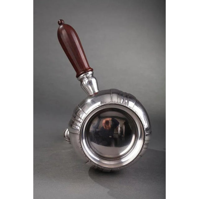 French Silver Hot Chocolate Pot or Coffee Pot by Puiforcat For Sale - Image 16 of 18