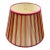 Striped Empire Stick Shade in Natural Cream/Magenta, 12" For Sale