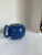 Beautiful small blue and white vintage glazed pottery drinks pitcher. Perfect for drinks or to use for flowers. Combined...