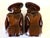 Tribal Vintage Carved Wood Tribal Figure Bookends For Sale - Image 3 of 6