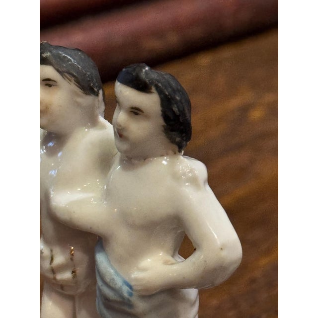 Antique c.1860 Chang & Eng Siamese Twins Circus Souvenir For Sale - Image 9 of 13
