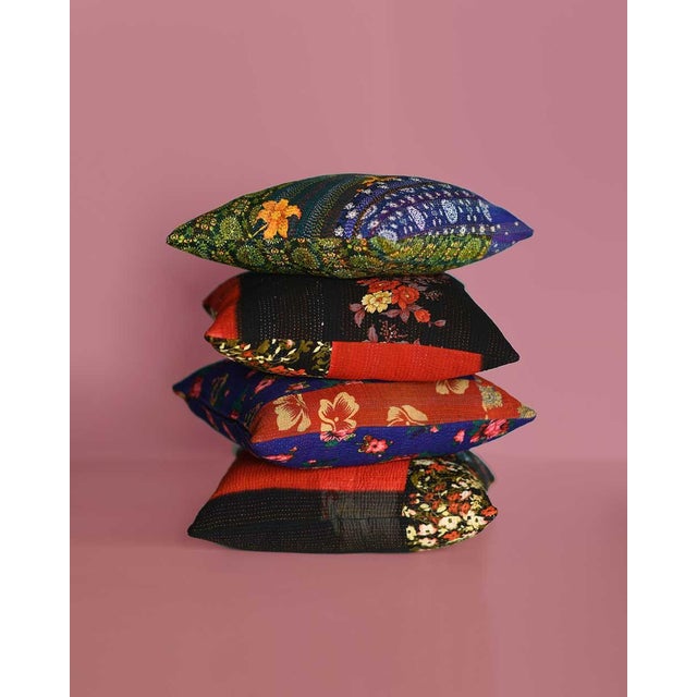 Vintage Cushions in Afghan Vintage Fabrics, 1980s, Set of 8 For Sale - Image 11 of 11