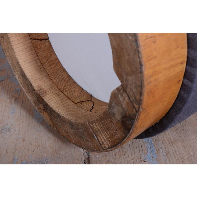 Art Deco Stool in Oak,, Czech, 1920s For Sale - Image 10 of 16
