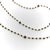 1990s 14k Gold Hand-Faceted Black Diamond Hand-Wired Chain Necklace For Sale In Los Angeles - Image 6 of 8
