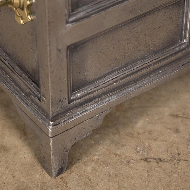 Antique Victorian Bound Strong Box in Cast Iron, 1850 For Sale - Image 18 of 18