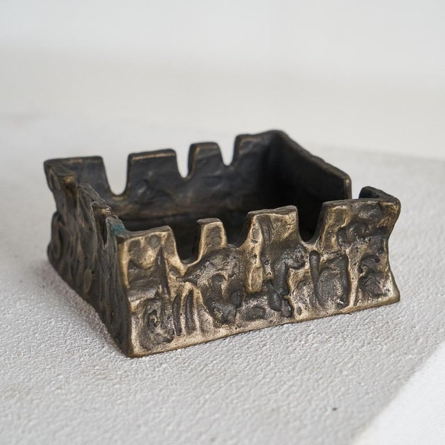 Brutalist Vide Poche in Cast Bronze, 1960s For Sale - Image 6 of 9