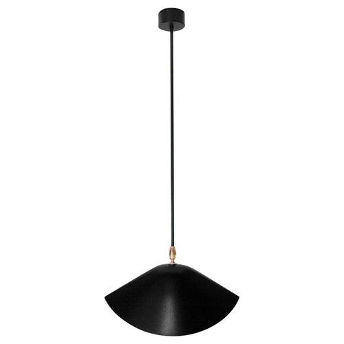 Black Mid-Century Modern Black Library Ceiling Pendant by Serge Mouille For Sale - Image 8 of 8