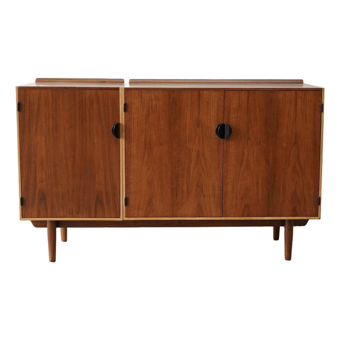 1950s Restored Teak & Maple Finn Juhl Credenza / Dresser for Baker