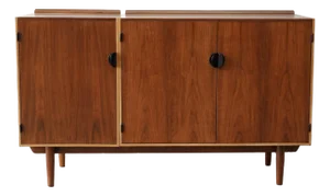 1950s Restored Teak & Maple Finn Juhl Credenza / Dresser for Baker