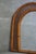 1970s Mid-Century Italian Arch Wall Mirror in Bamboo and Woven Wicker, 1970s For Sale - Image 5 of 6