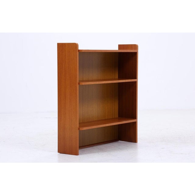 Small Vintage Teak Bookcase, 1960s For Sale - Image 9 of 11