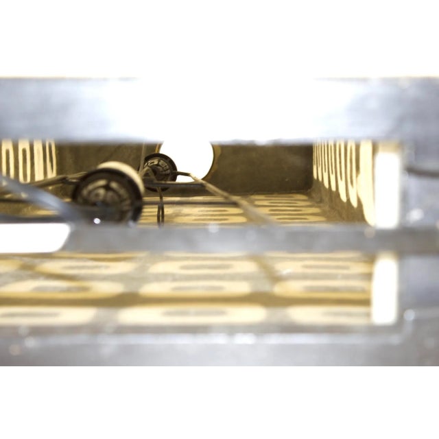 Black Rare 1970s Set of 3 Modern Floor Lamps | Room Divider For Sale - Image 8 of 12