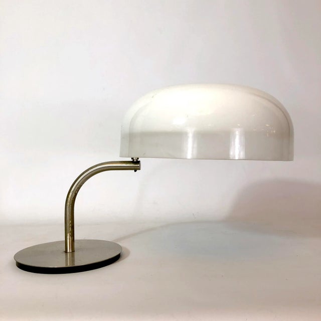 1970s Vintage Italian Table Lamp by Giotto Stoppino, 1970s For Sale - Image 5 of 12