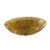 Ceiling light made of Murano glass, in a caramel amber tone combined with brass details. It features textured patterns and...
