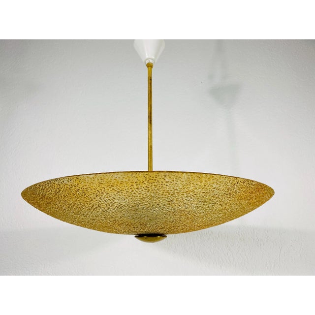 1960s 1960s Mid-Century Acrylic Glass Pendant Lamp Attributed to Boris Lacroix For Sale - Image 5 of 11