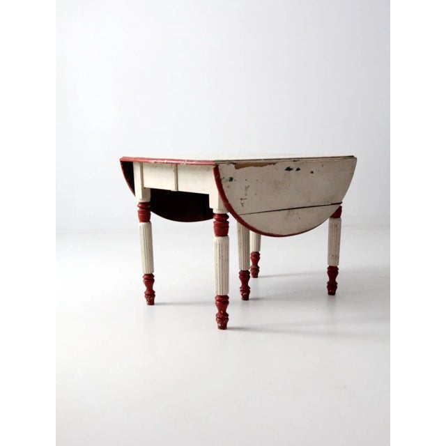 Antique Drop Leaf Table For Sale - Image 11 of 11