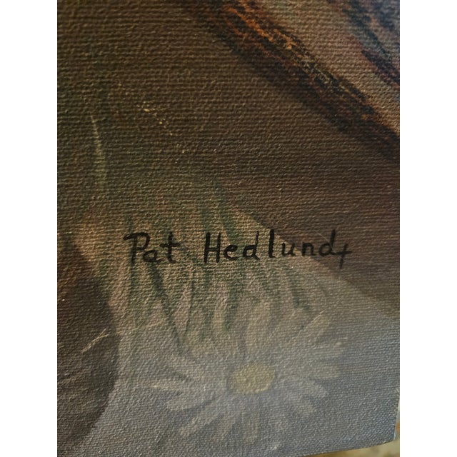 Pat Hedlundy Nature Oil Painting, For Sale - Image 4 of 5