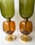 Contemporary Pair of Brass and Murano Glass Green Shades Lamps, Italy For Sale - Image 11 of 11