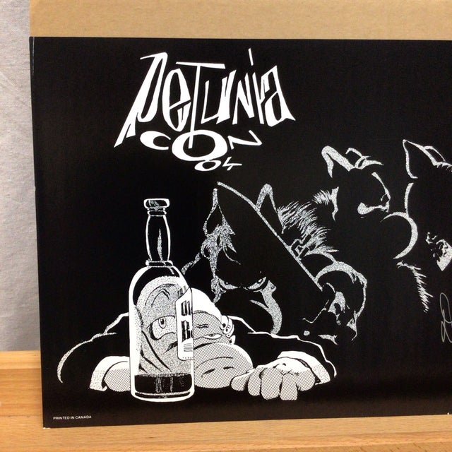 1980s Petunia Con 1984 Cerebus Convention Art Print, Signed by Creator Dave Sim For Sale - Image 5 of 10