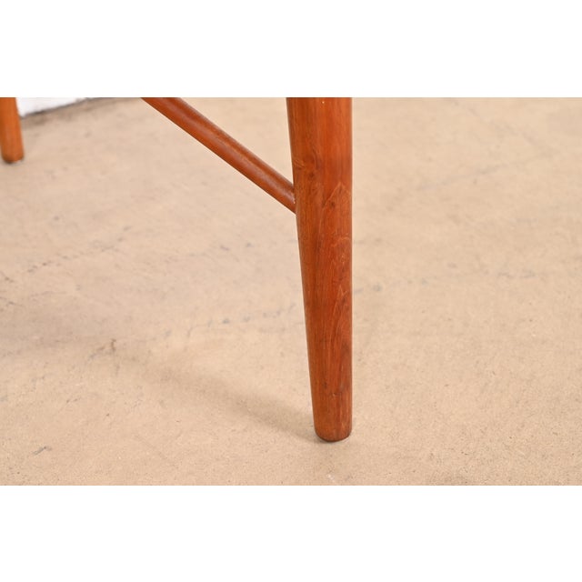 Finn Juhl for Baker Furniture Teak and Cane Side Chair, 1950s Chairish