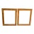 1960s Mid-Century Handmade Solid Wood Frames, Set of 2 For Sale