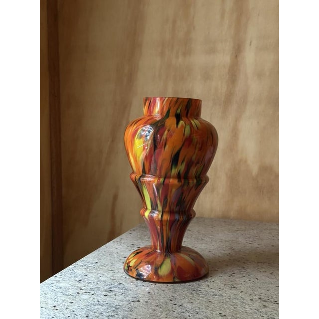 Antique Bohemian Baluster Vase from Kralik, 1920s For Sale - Image 10 of 12