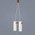 Mid-Century Modern Opaline Glass and Teak Chandelier by Uno & Östen Kristiansson for Luxus, 1960s For Sale - Image 3 of 14