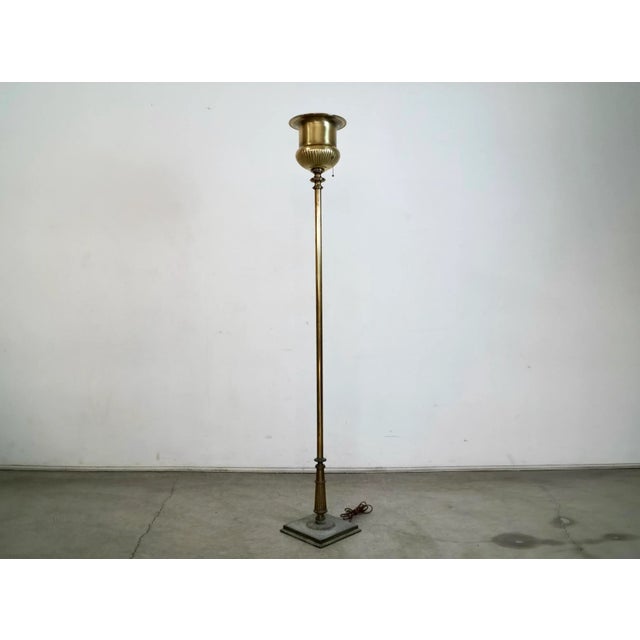 Stiffel 1960’s Hollywood Regency Spanish Torchiere Floor Lamp by Stiffel For Sale - Image 4 of 12