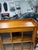 Wood Arts and Crafts Style Glass Front Bookcase For Sale - Image 7 of 7