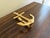 Late-20th Century Nautical Cast Brass Anchor Door Knocker For Sale - Image 4 of 8