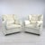 Cassina Piero De Martini for Cassina Armchairs With Ottoman - A Pair For Sale - Image 4 of 9