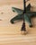 Vintage Verdigris Copper Alloy Brutalist Star Table Lamp For Sale - Image 11 of 11